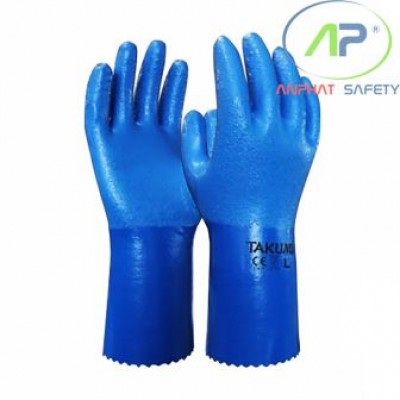 Găng tay Nitrile chống hóa chất Takumi NB800L
